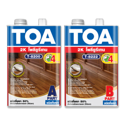 ทีโอเอ โพลียูรีเทน ชนิดกึ่งเงา ระบบ 2 ส่วน