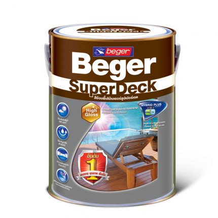 สีย้อมพื้นไม้ Beger SuperDeck