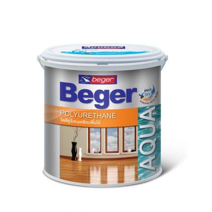 สีทาพื้นไม้ภายใน Beger Aqua Polyurethane