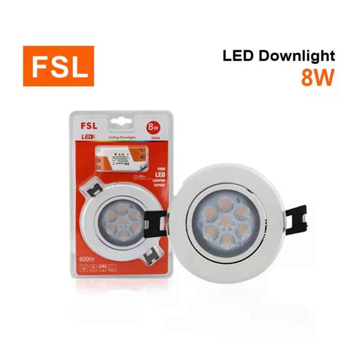 โคมไฟดาวน์ไลท์ FSL 8W